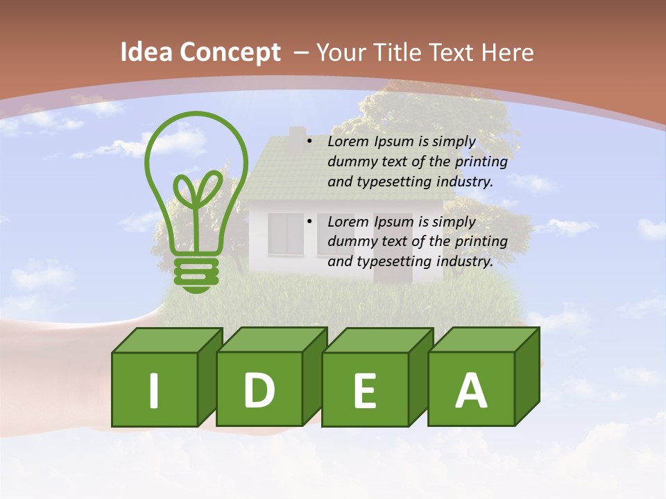 Water Shape Ornate PowerPoint Template