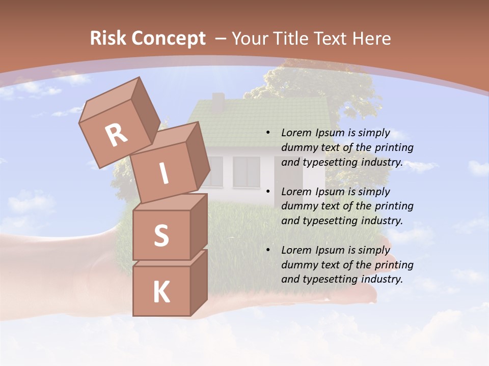 Water Shape Ornate PowerPoint Template