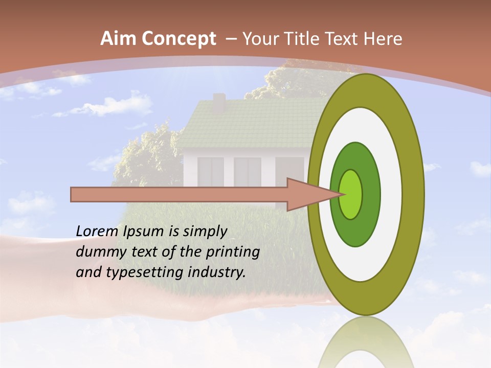 Water Shape Ornate PowerPoint Template