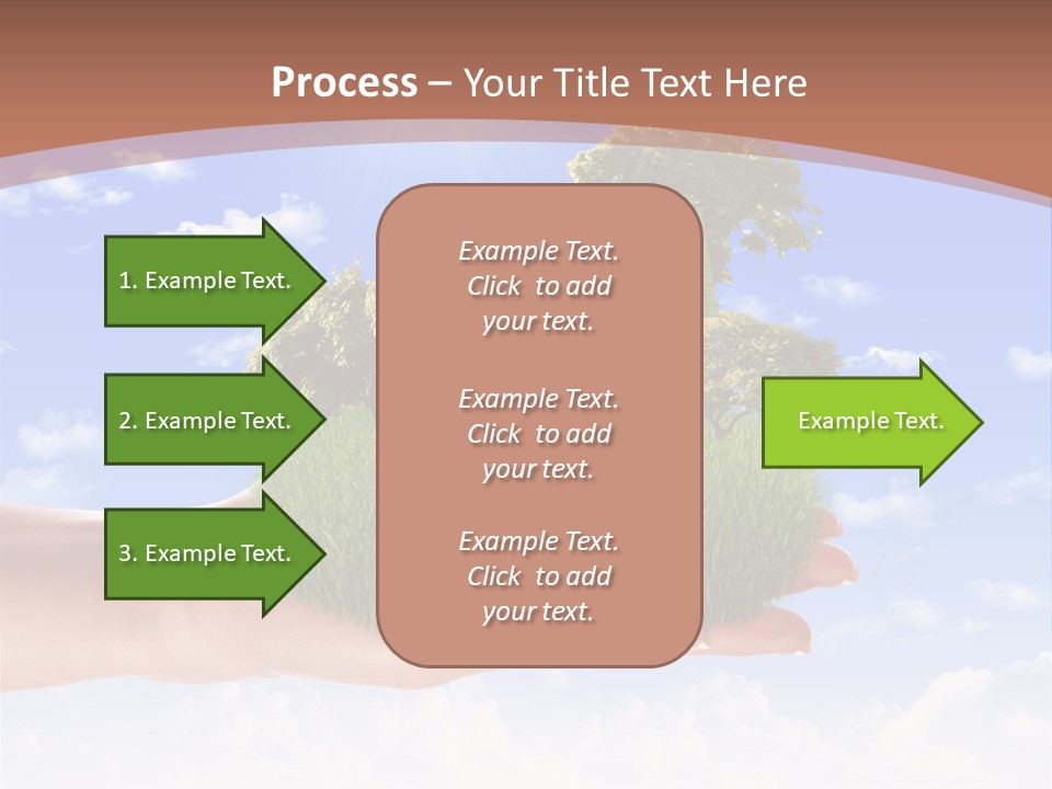 Water Shape Ornate PowerPoint Template