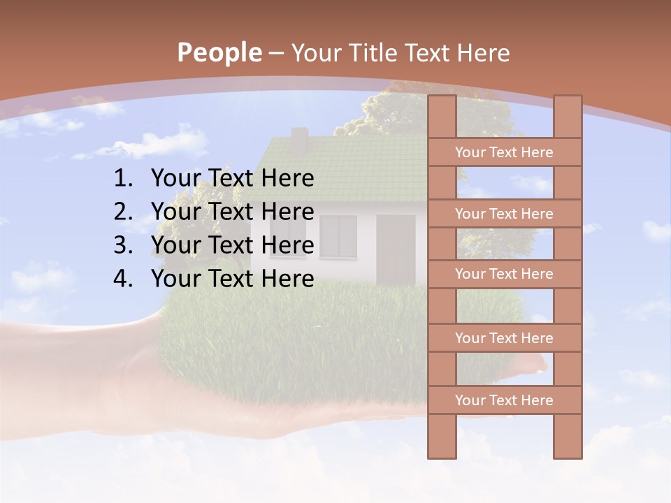 Water Shape Ornate PowerPoint Template