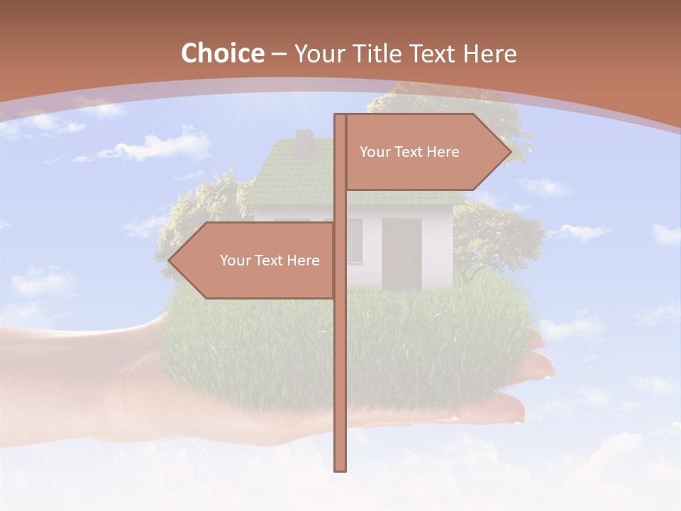 Water Shape Ornate PowerPoint Template