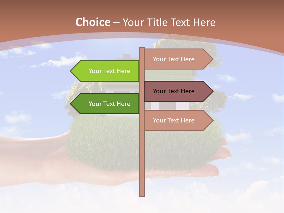 Water Shape Ornate PowerPoint Template