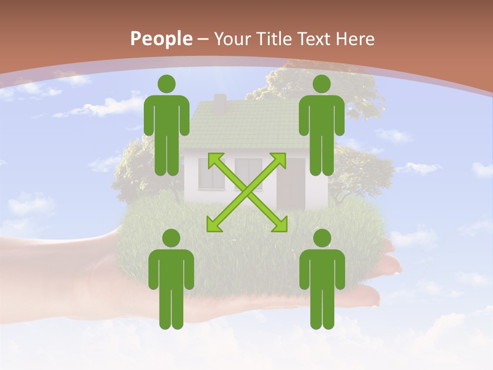 Water Shape Ornate PowerPoint Template