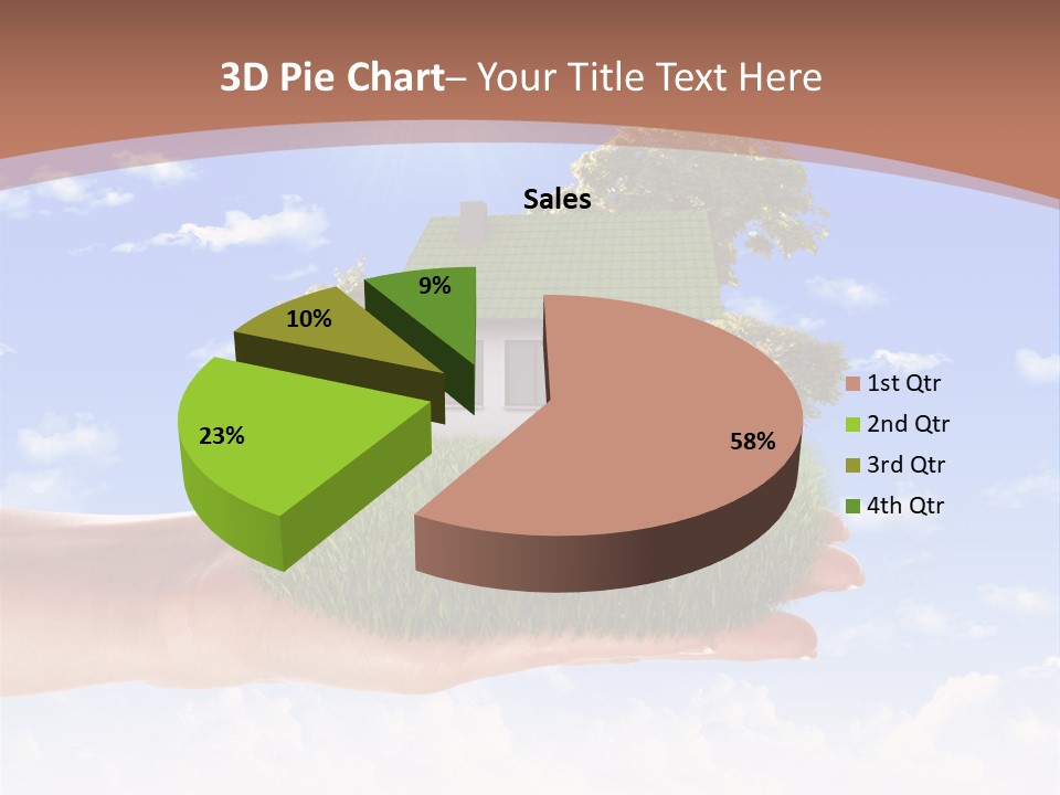 Water Shape Ornate PowerPoint Template