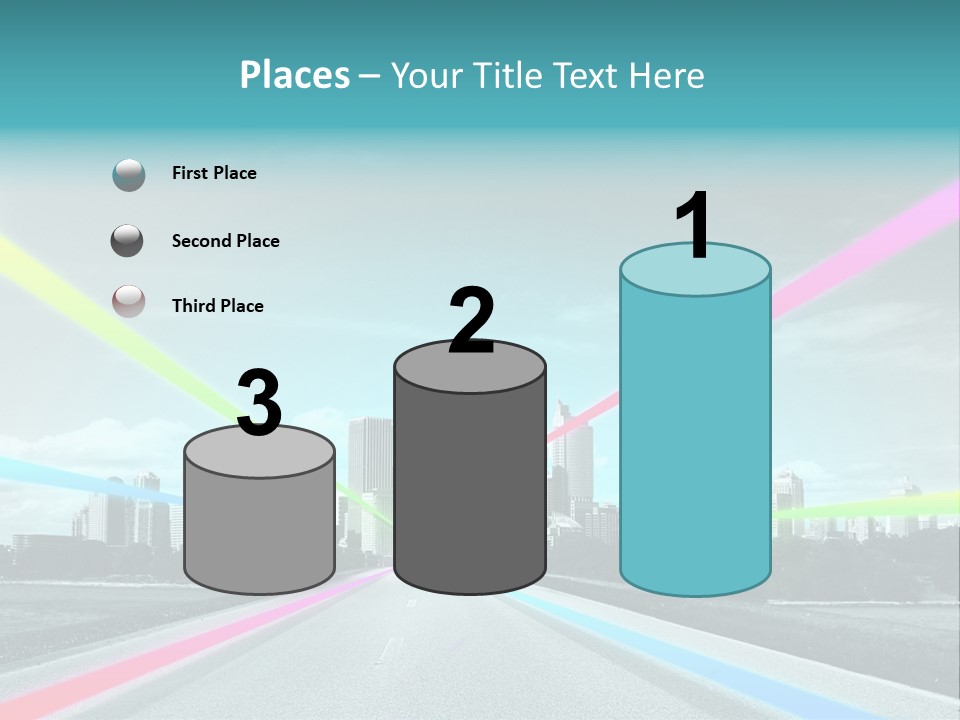 Road Aim Motion PowerPoint Template
