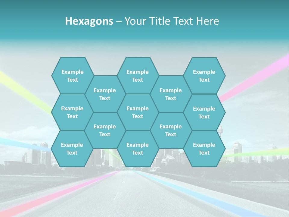 Road Aim Motion PowerPoint Template