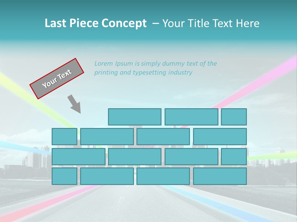 Road Aim Motion PowerPoint Template