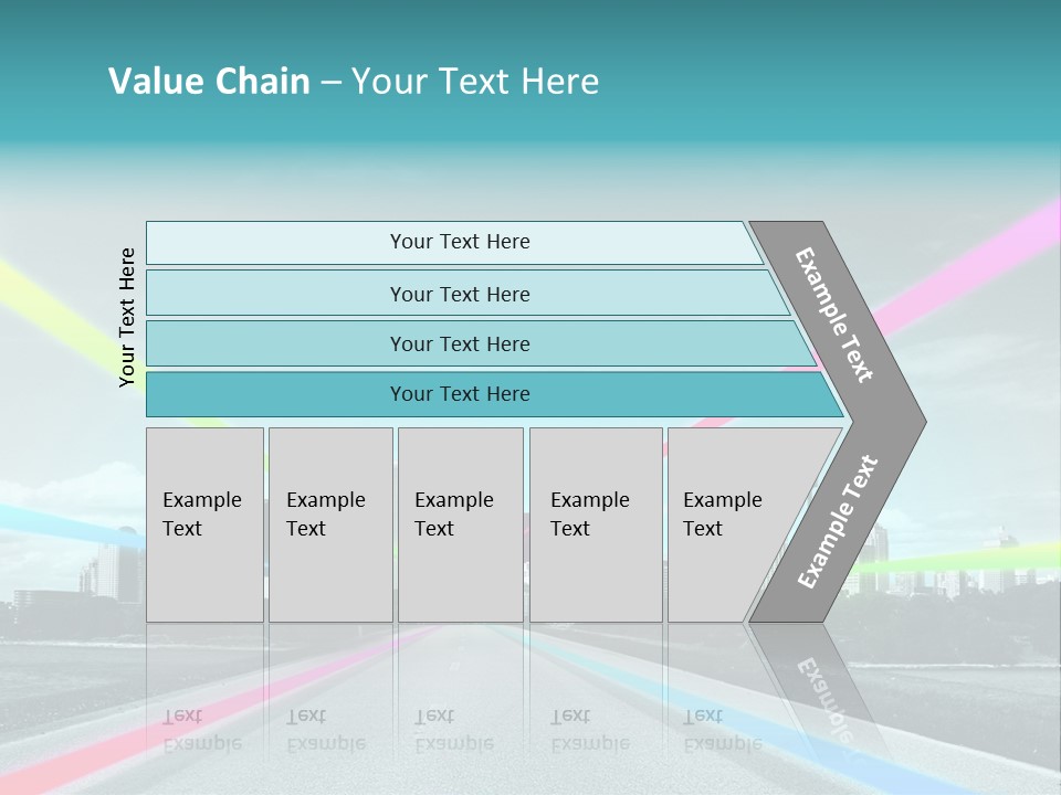 Road Aim Motion PowerPoint Template