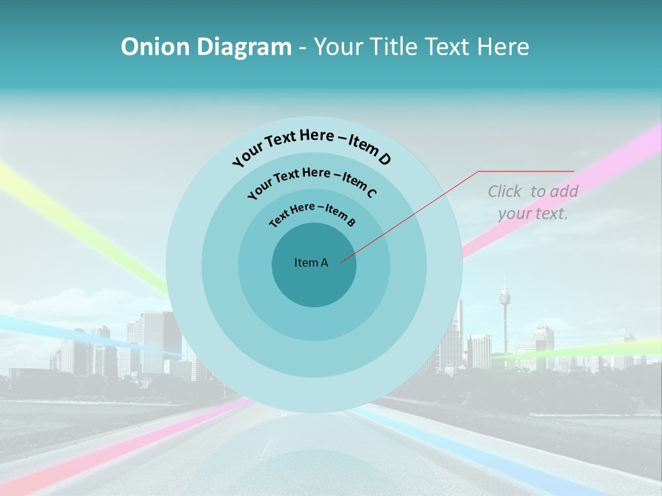 Road Aim Motion PowerPoint Template