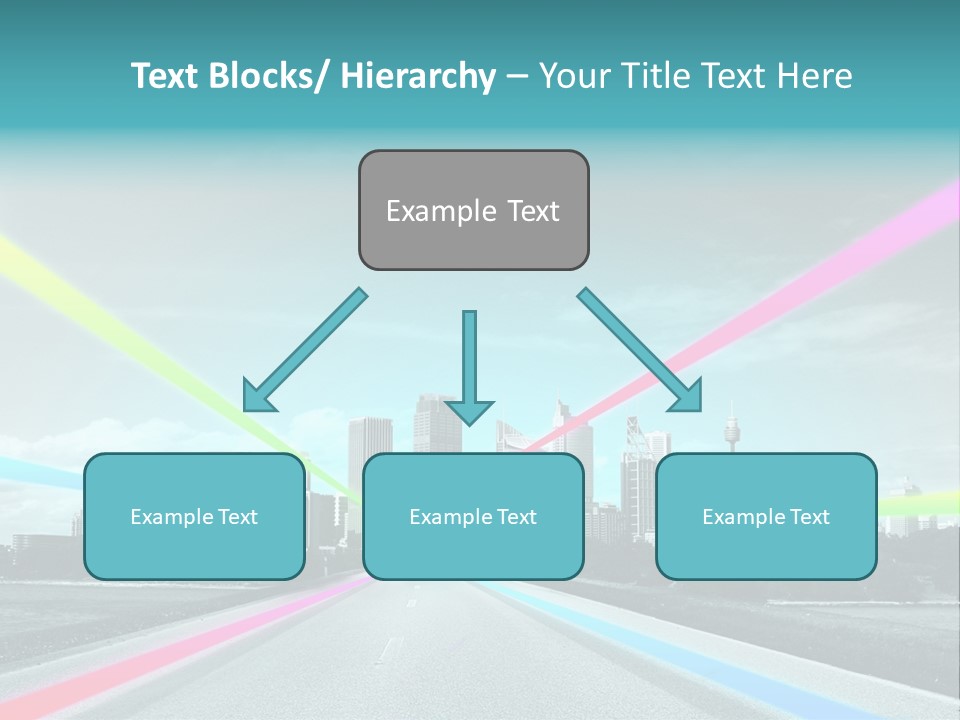 Road Aim Motion PowerPoint Template