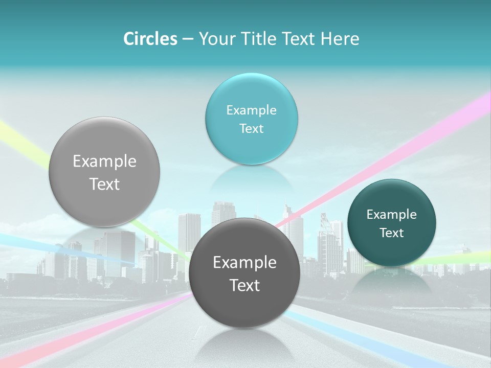 Road Aim Motion PowerPoint Template