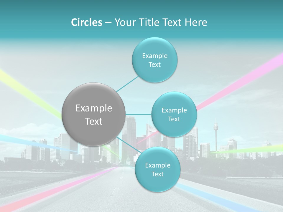 Road Aim Motion PowerPoint Template