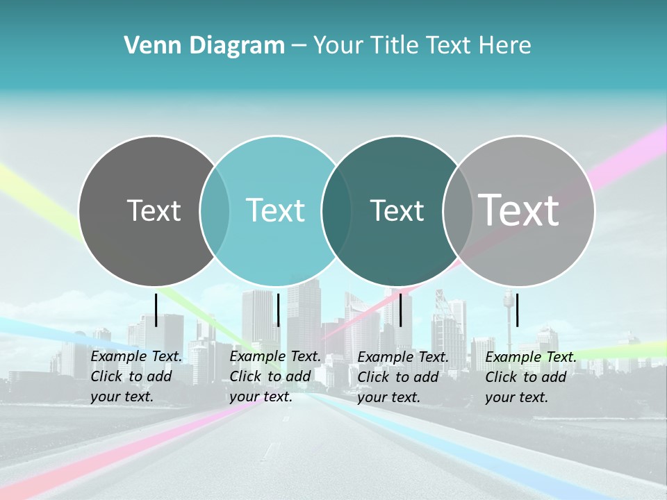 Road Aim Motion PowerPoint Template