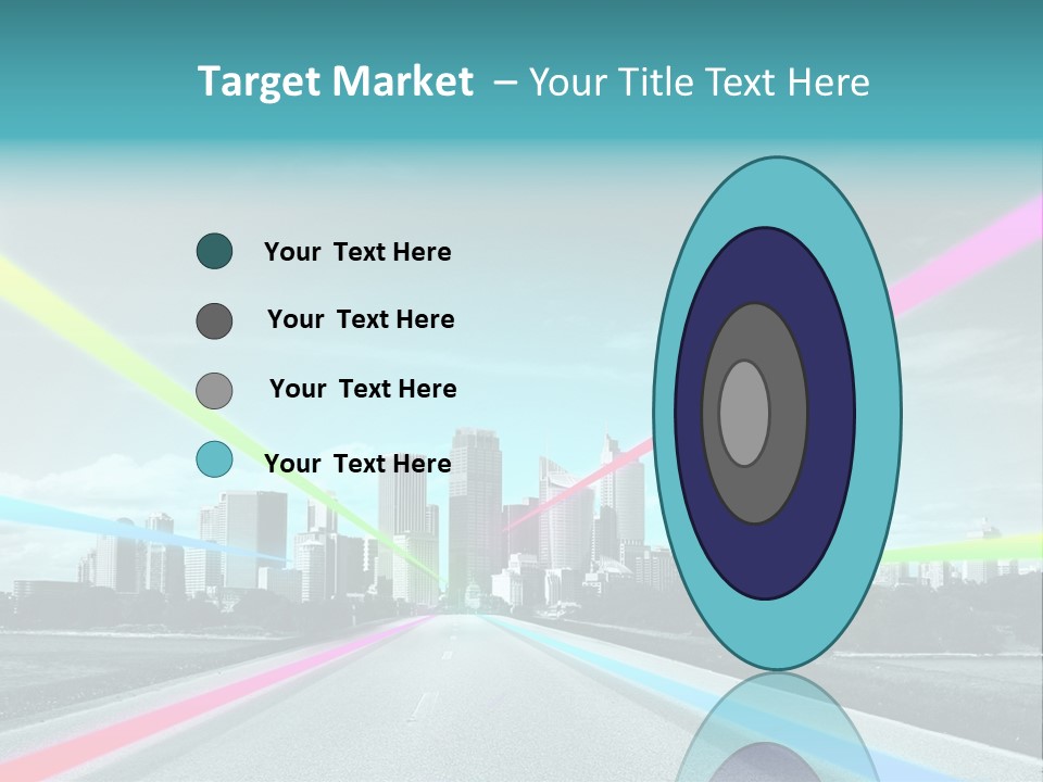 Road Aim Motion PowerPoint Template