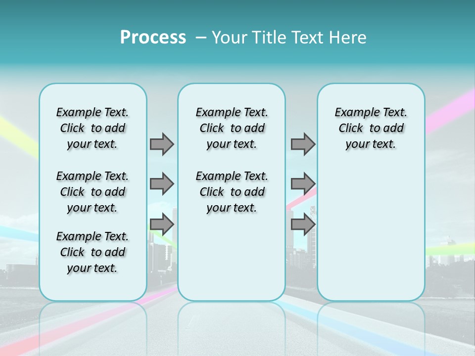 Road Aim Motion PowerPoint Template