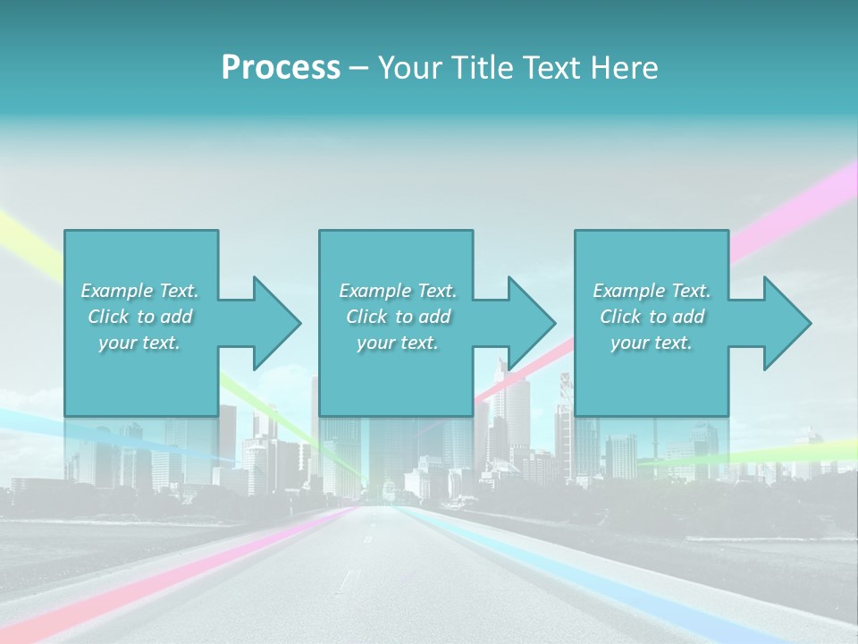 Road Aim Motion PowerPoint Template