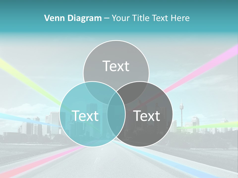Road Aim Motion PowerPoint Template