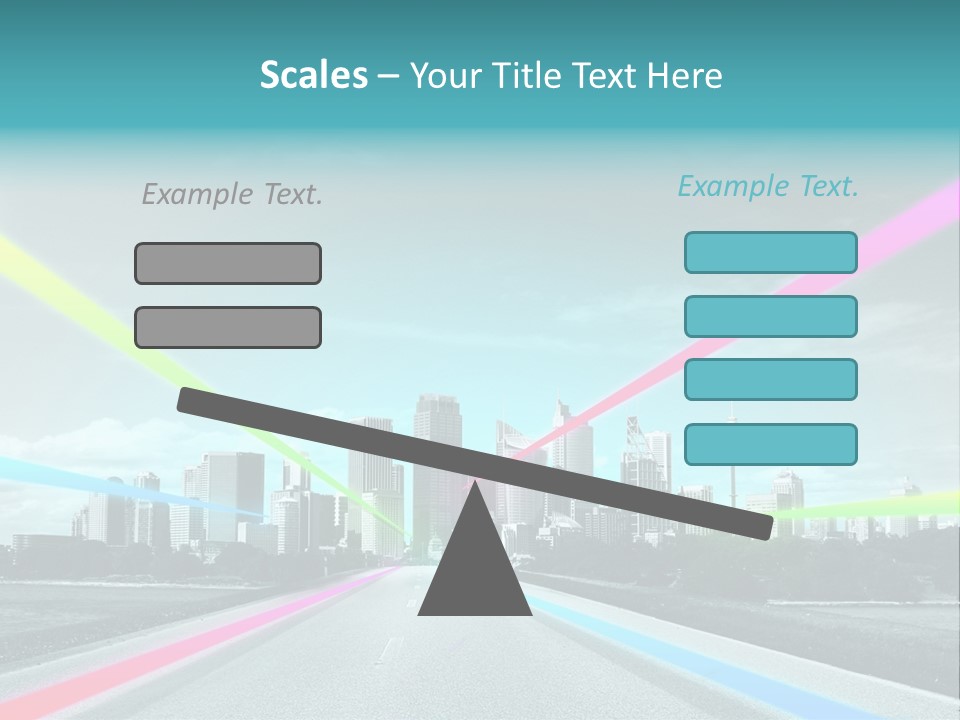 Road Aim Motion PowerPoint Template