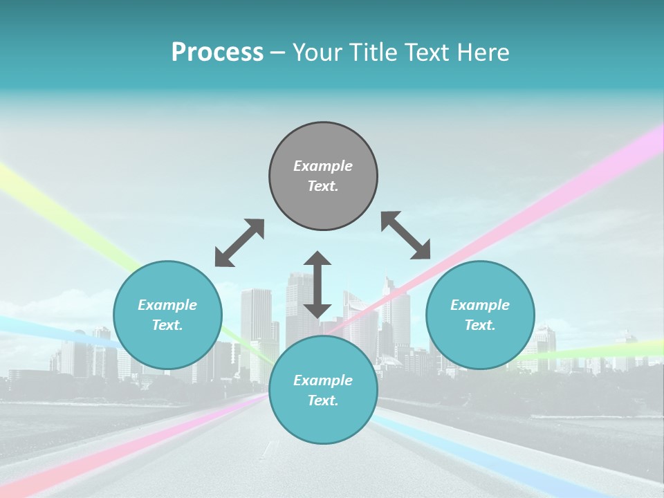 Road Aim Motion PowerPoint Template