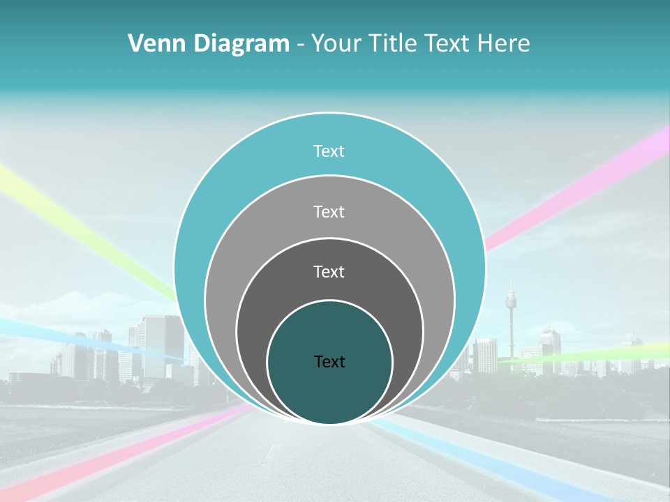 Road Aim Motion PowerPoint Template