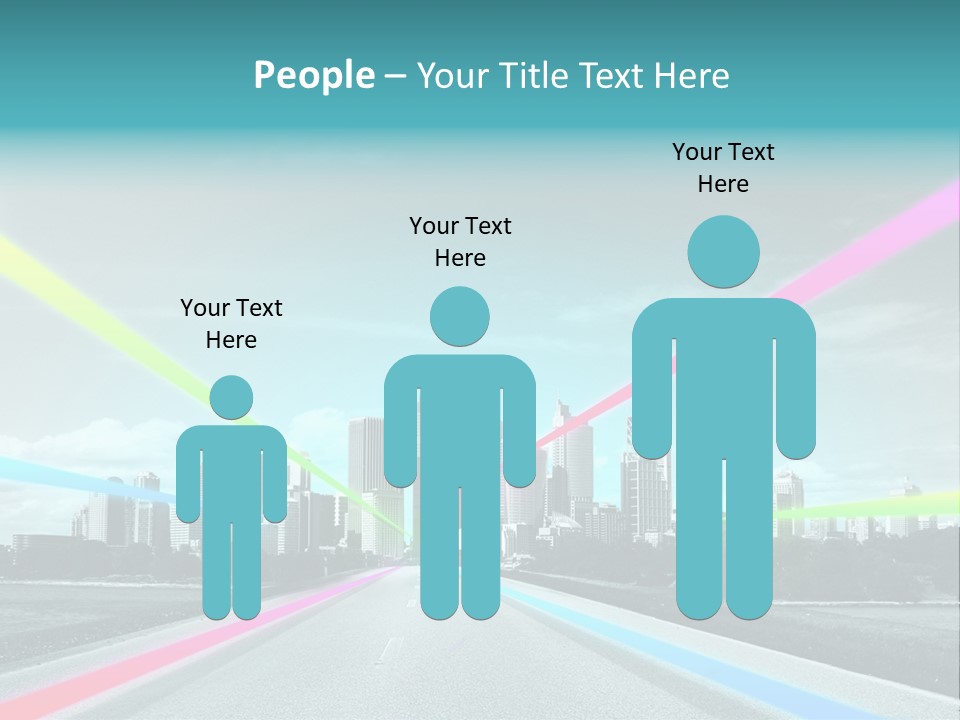 Road Aim Motion PowerPoint Template