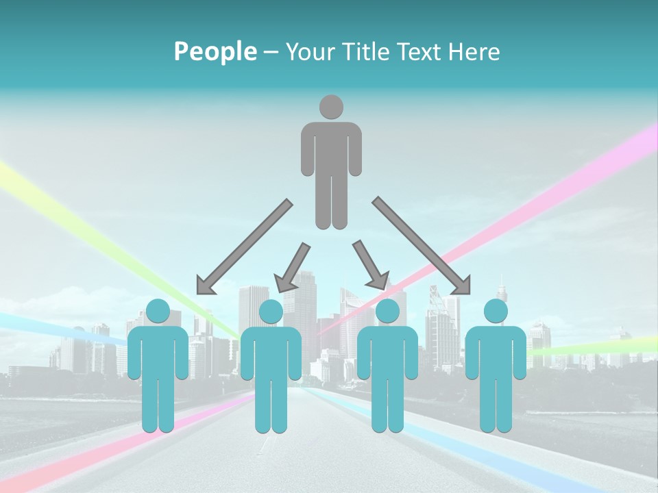 Road Aim Motion PowerPoint Template