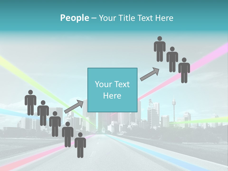 Road Aim Motion PowerPoint Template