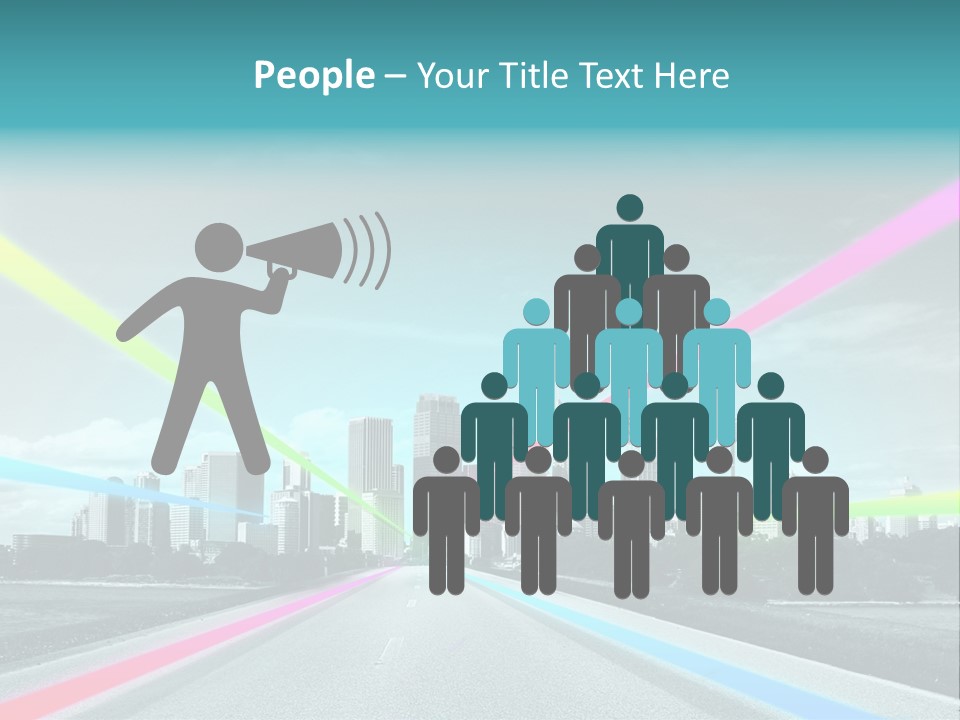 Road Aim Motion PowerPoint Template