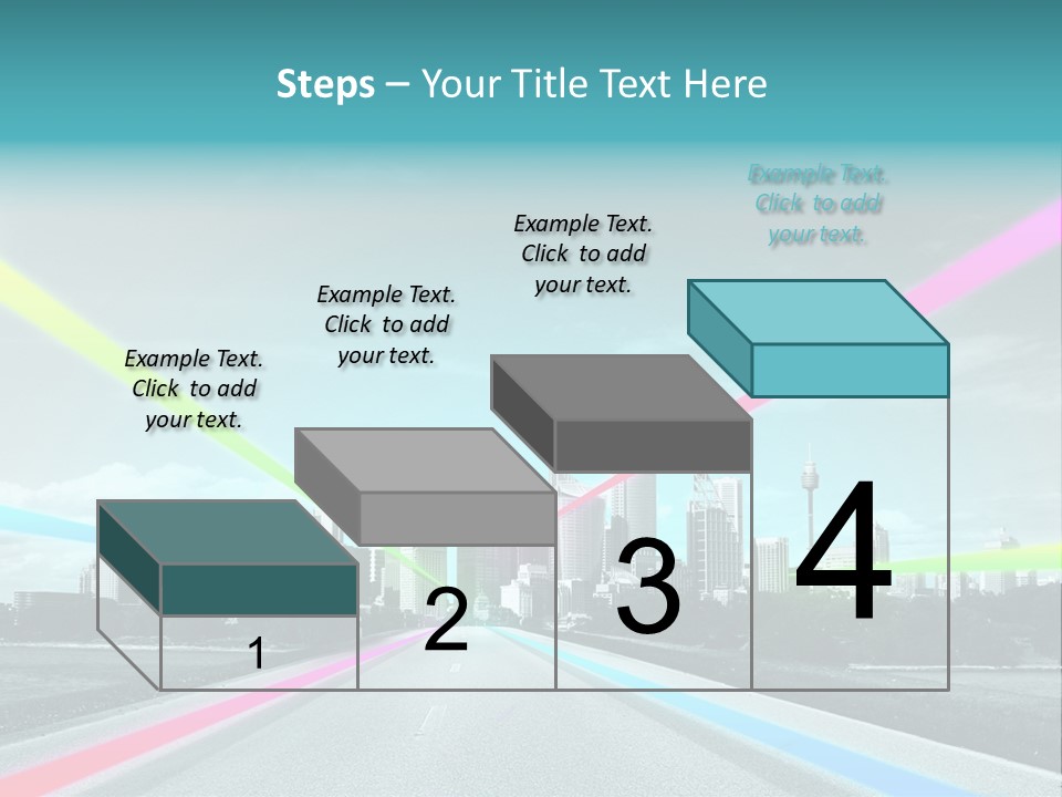 Road Aim Motion PowerPoint Template