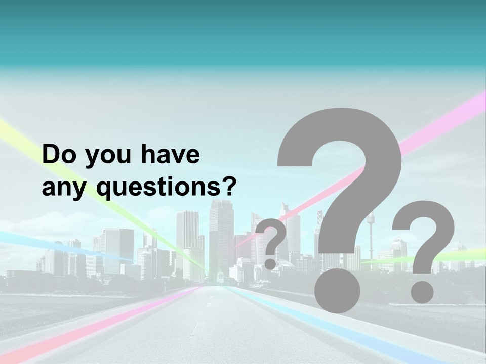 Road Aim Motion PowerPoint Template