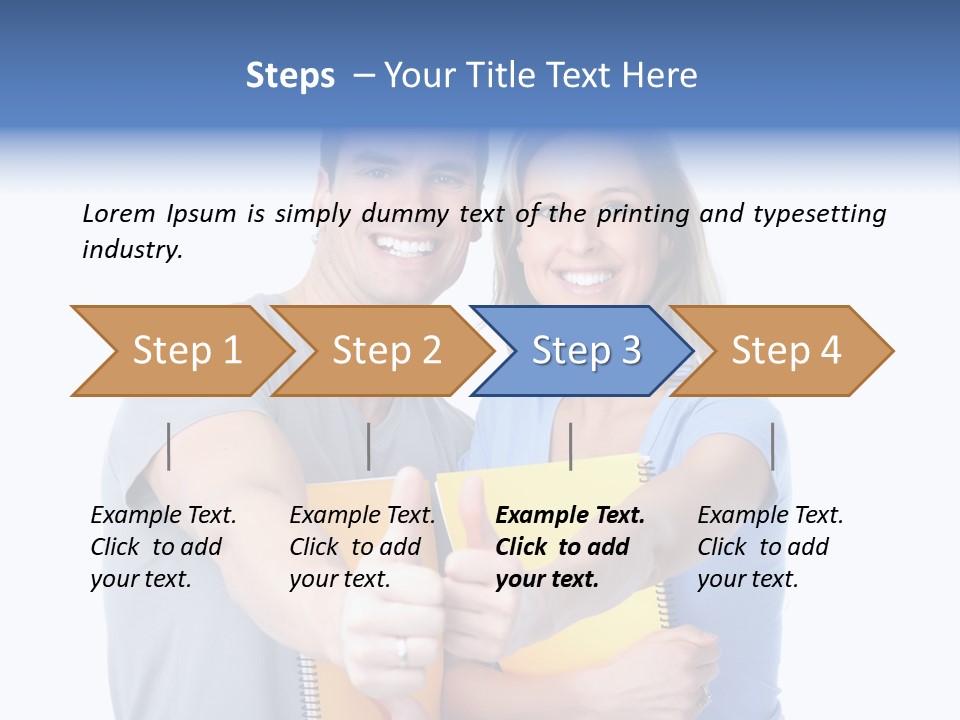 Study Smile Teenager PowerPoint Template