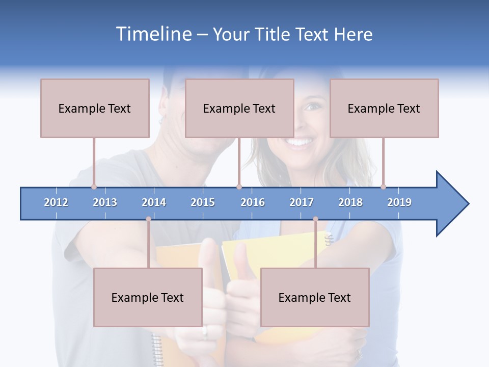 Study Smile Teenager PowerPoint Template