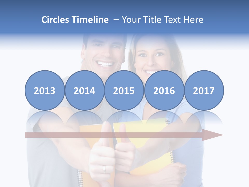 Study Smile Teenager PowerPoint Template