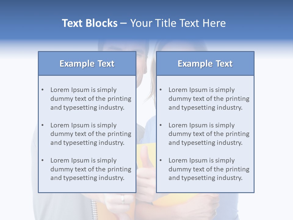 Study Smile Teenager PowerPoint Template