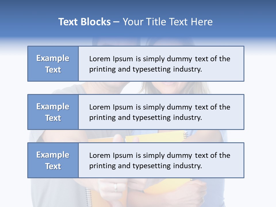 Study Smile Teenager PowerPoint Template