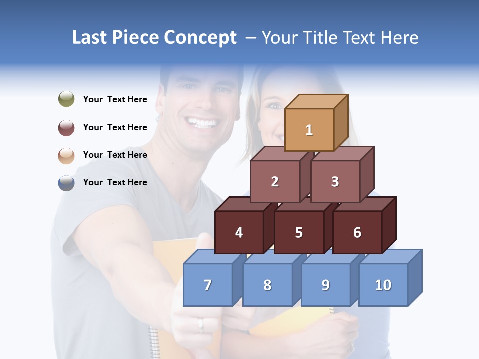Study Smile Teenager PowerPoint Template