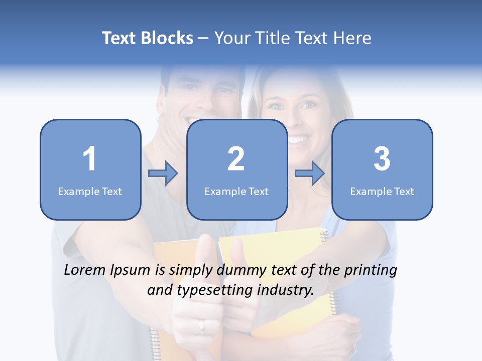 Study Smile Teenager PowerPoint Template