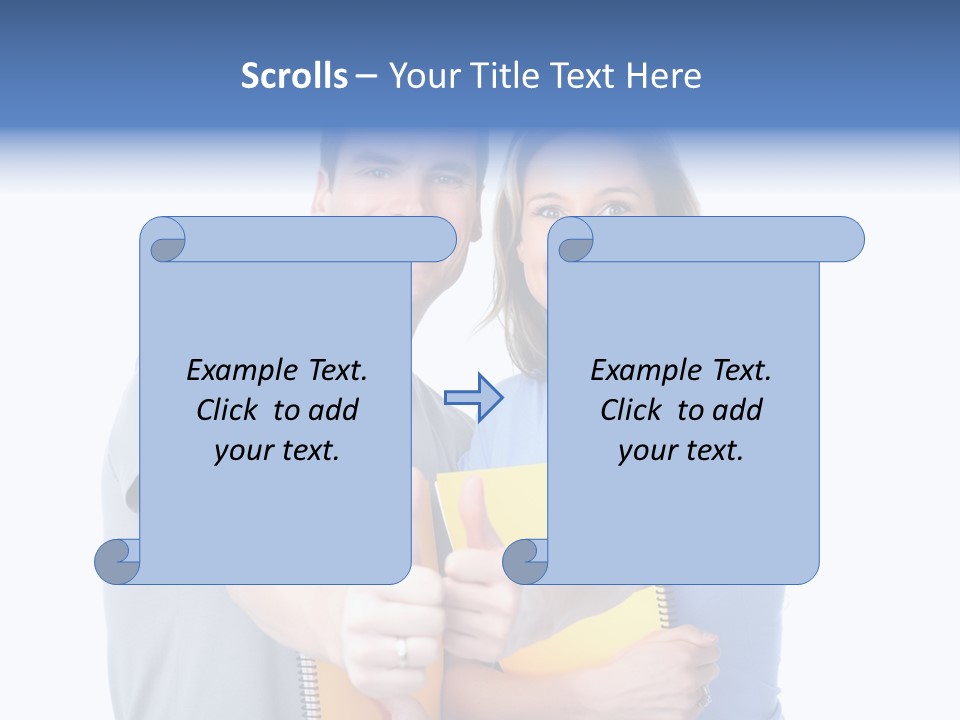 Study Smile Teenager PowerPoint Template
