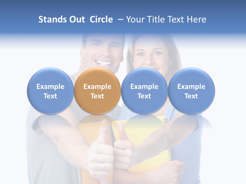 Study Smile Teenager PowerPoint Template