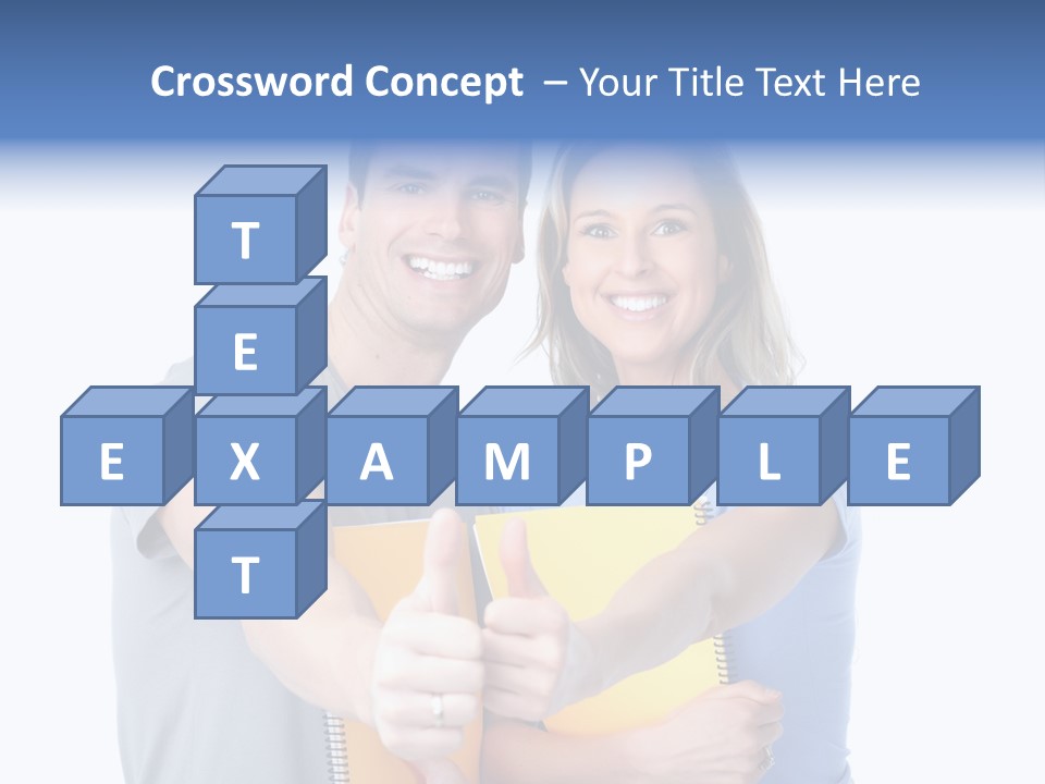 Study Smile Teenager PowerPoint Template