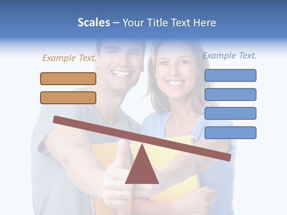 Study Smile Teenager PowerPoint Template