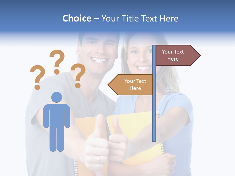 Study Smile Teenager PowerPoint Template