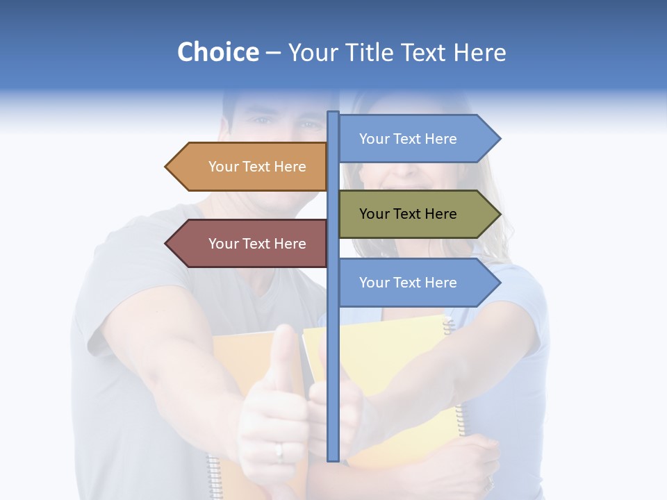 Study Smile Teenager PowerPoint Template