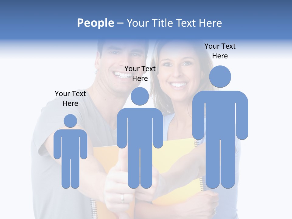 Study Smile Teenager PowerPoint Template