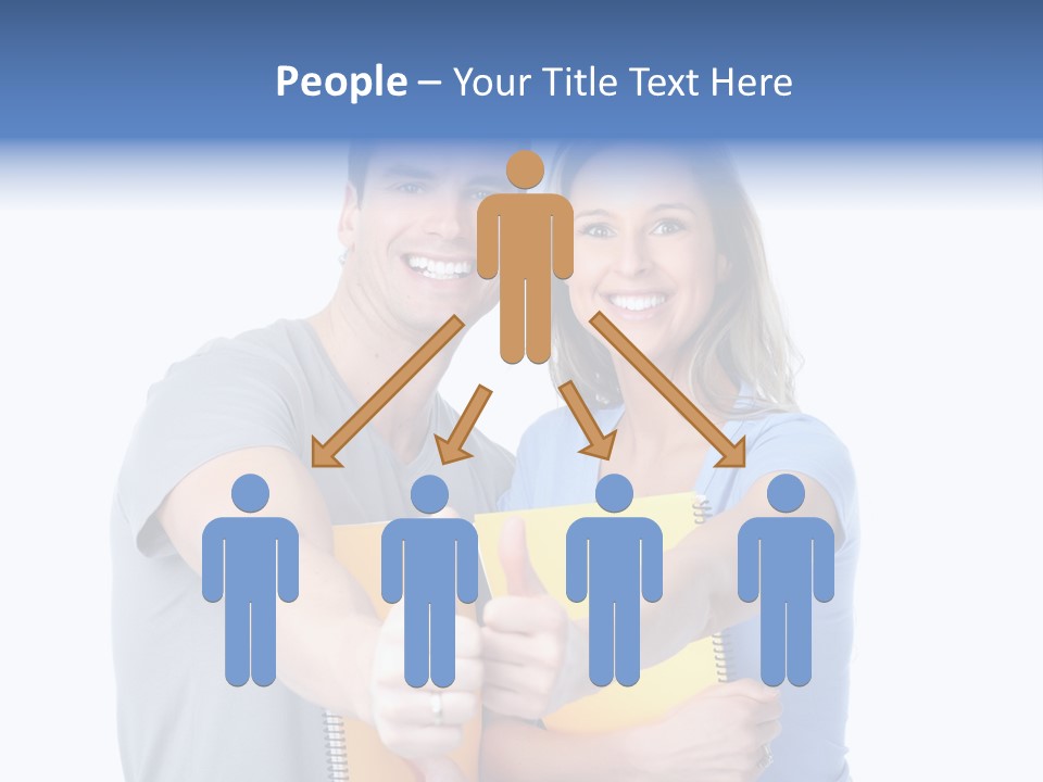 Study Smile Teenager PowerPoint Template