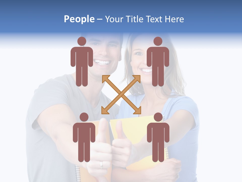 Study Smile Teenager PowerPoint Template