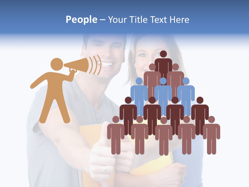 Study Smile Teenager PowerPoint Template