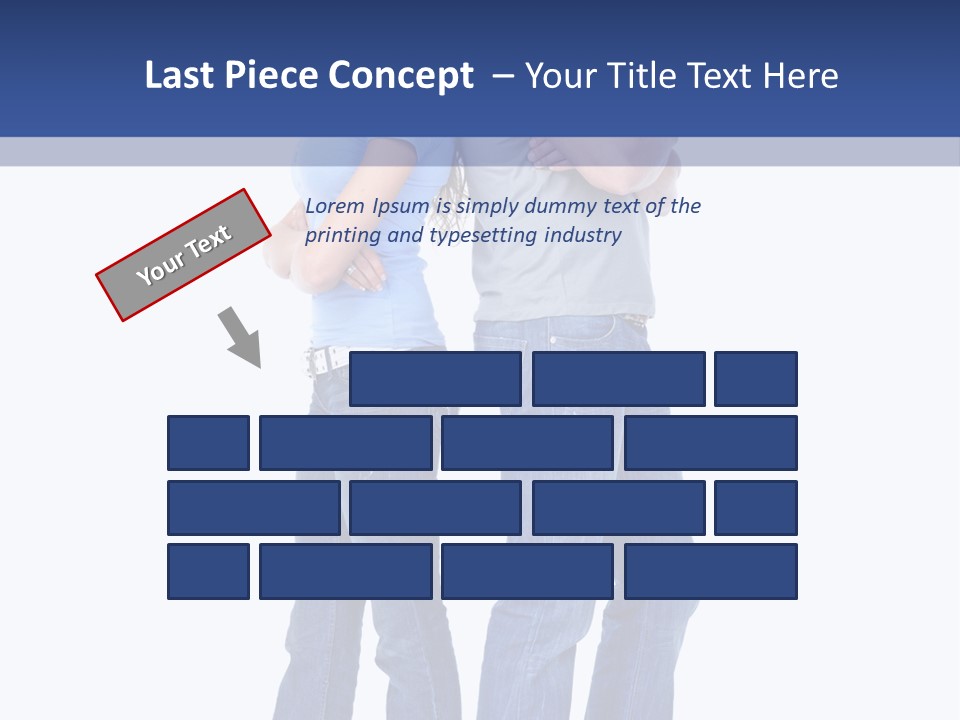 Beauty Isolated Male PowerPoint Template