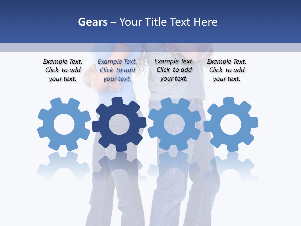 Beauty Isolated Male PowerPoint Template